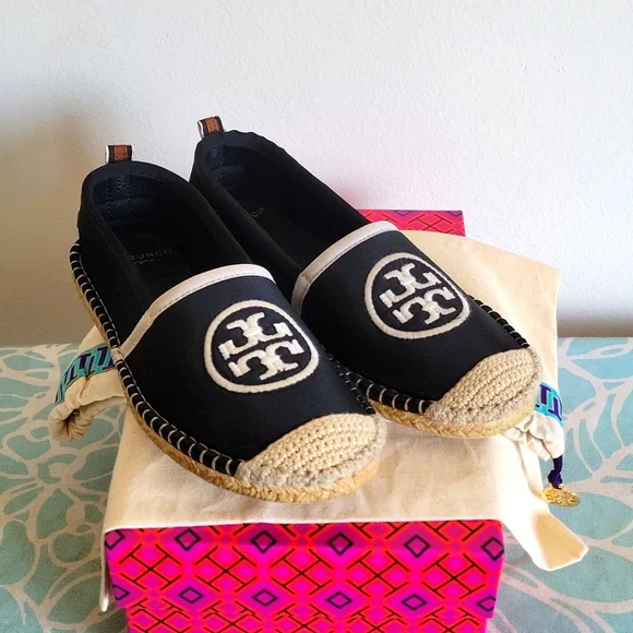 Tory Burch Black and White Espadrilles - Picture 4 of 4